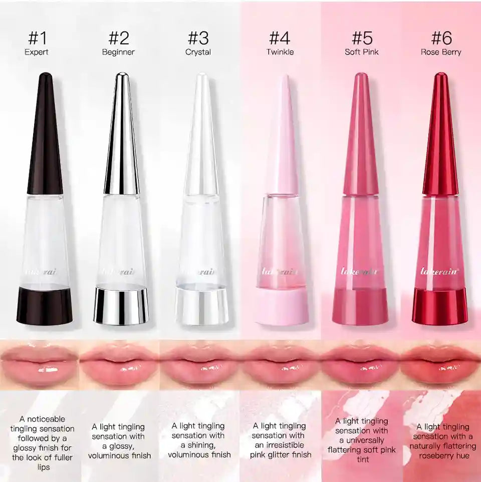 Lip Plumper Gloss – Hydrating Volumizing Oil for Fuller Looking Lips Lip Care Tidesmit