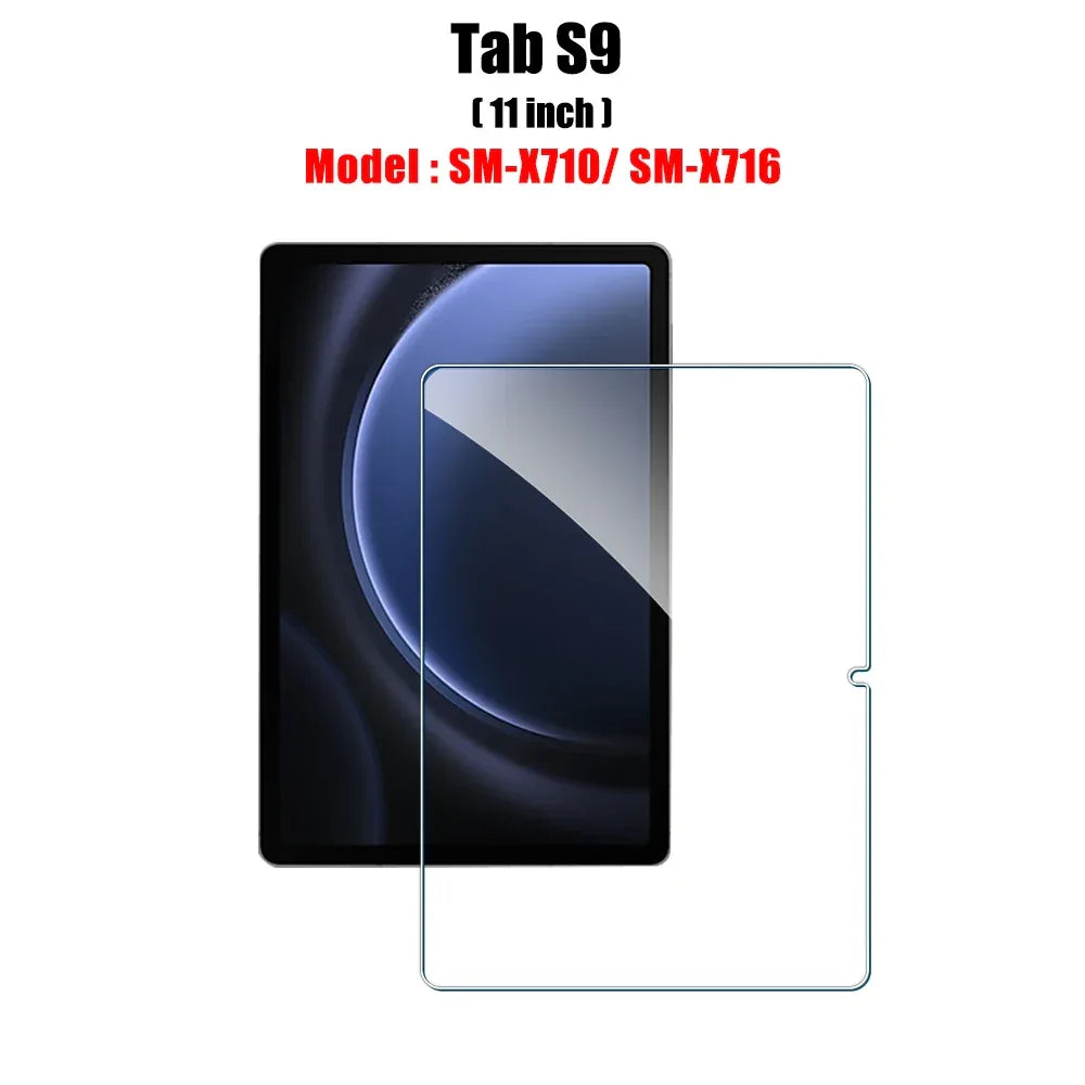 Samsung Galaxy Tab Tempered Glass Screen Protector - 9H Anti-Scratch Film Tab S9 Tidesmit