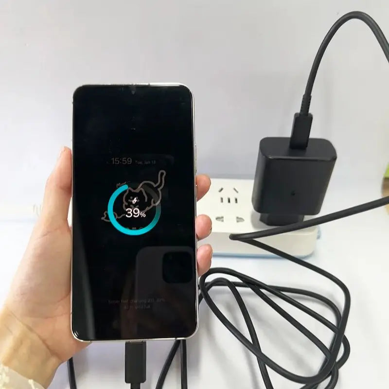 Samsung 45W USB-C Fast Charger for Galaxy S25 S24 Ultra - Official Power Tidesmit
