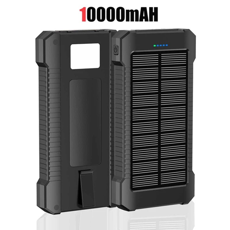 50000mAh Portable Charger - Waterproof High Capacity Power Bank Black 10000mAh Tidesmit