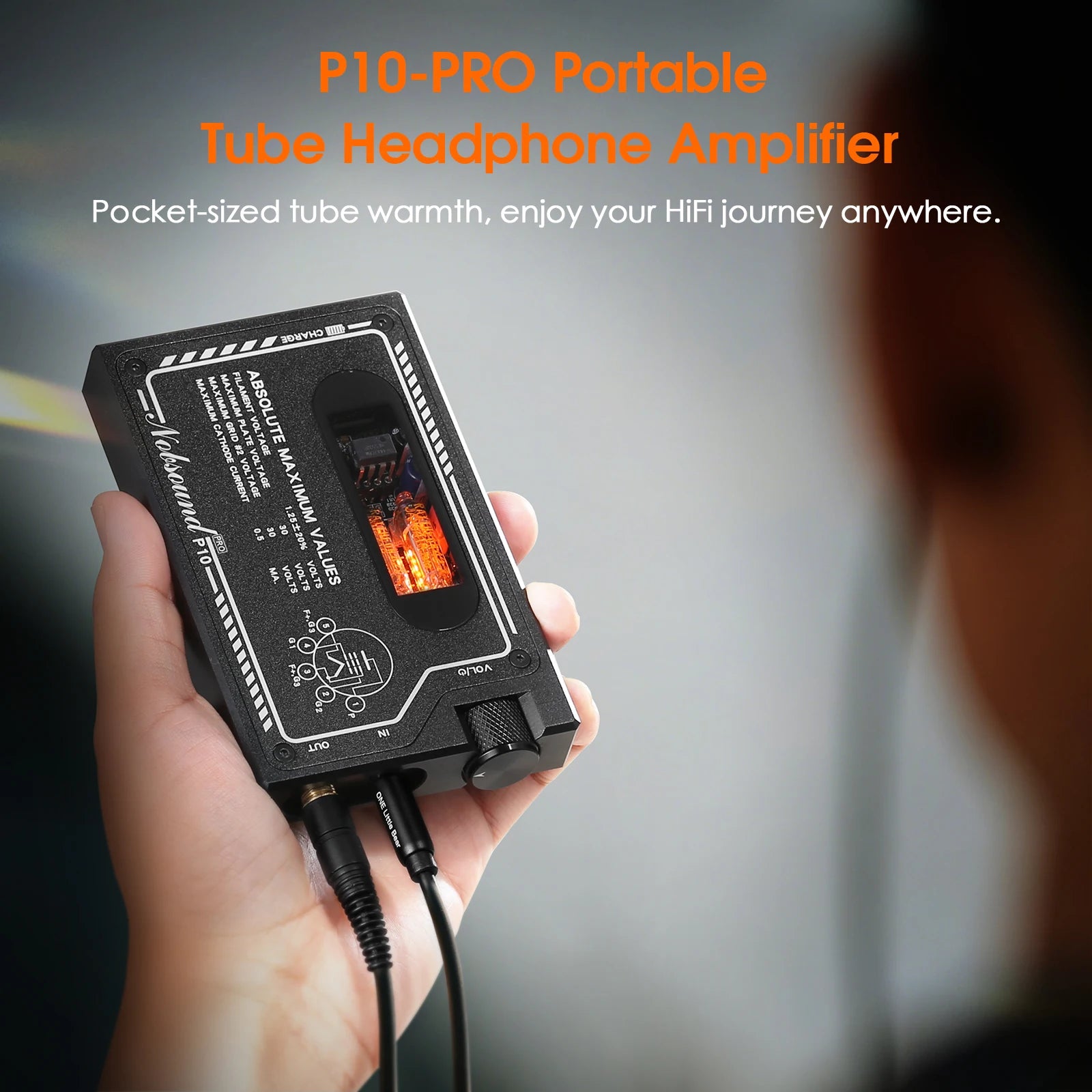 P10 Portable Tube Headphone Amplifier - HiFi Desktop Audio System Tidesmit