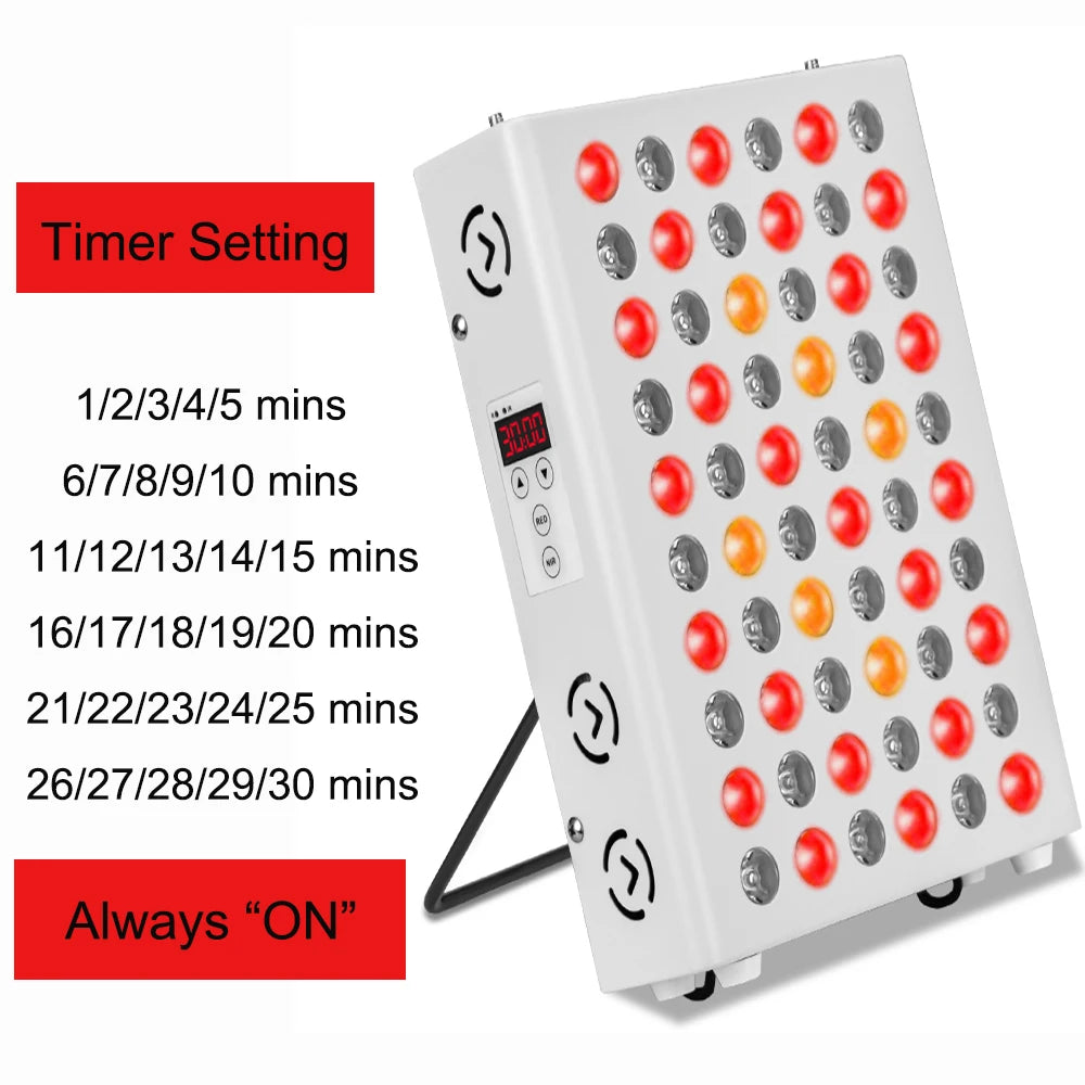 LED Red Light Therapy Panel Full Body 630nm 660nm 810nm 830nm 850nm Near Infrared Lamp Therapy Device P300 P500 P900 P1500 P2000