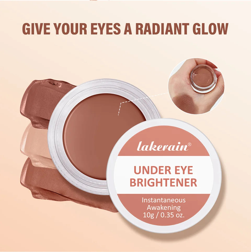 Tidesmit Lakerain hydrating under eye brightener concealer for dark circles texture close-up