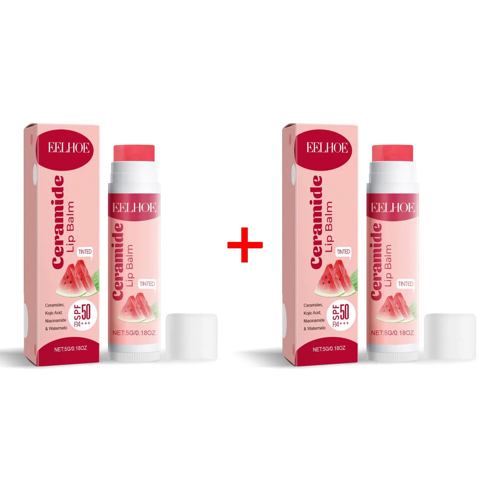 Watermelon Lip Balm for Dark Lips – Moisturizing Tinted Treatment (15g) Lip Care 10g boxed Tidesmit