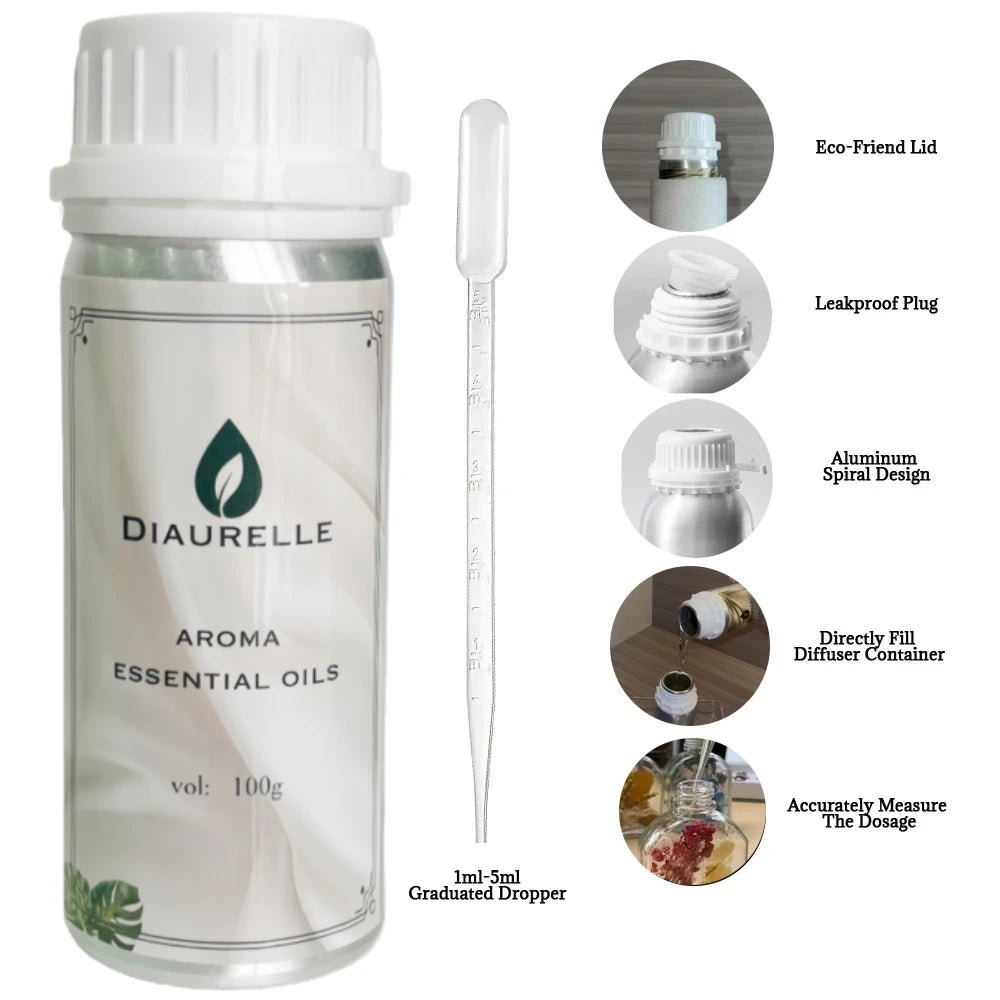 100ML Perfume Oil Essential Oil Electric Aromatic Oasis Home Fragrances Aroma Diffuser Air Freshener Essential Oil