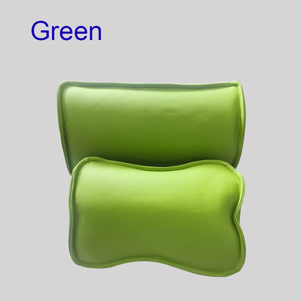 Dental Chair Memory Foam Neck and Waist Support Pillow Set Massage Chairs Green Tidesmit