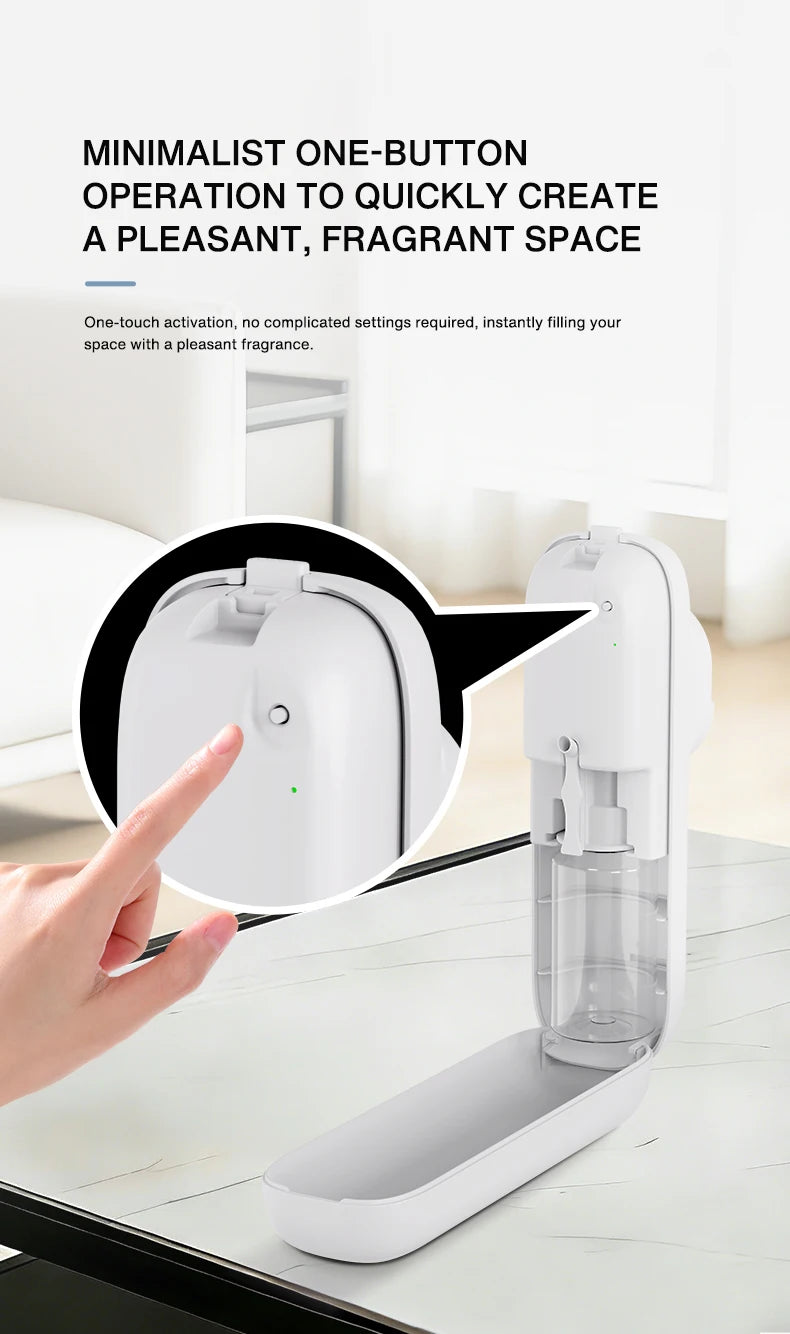 Smart Aroma Diffuser Essential Oil Electric Machine 100ml Waterless Bluetooth Control Scent Smell Device for Hotel Home Bathroom