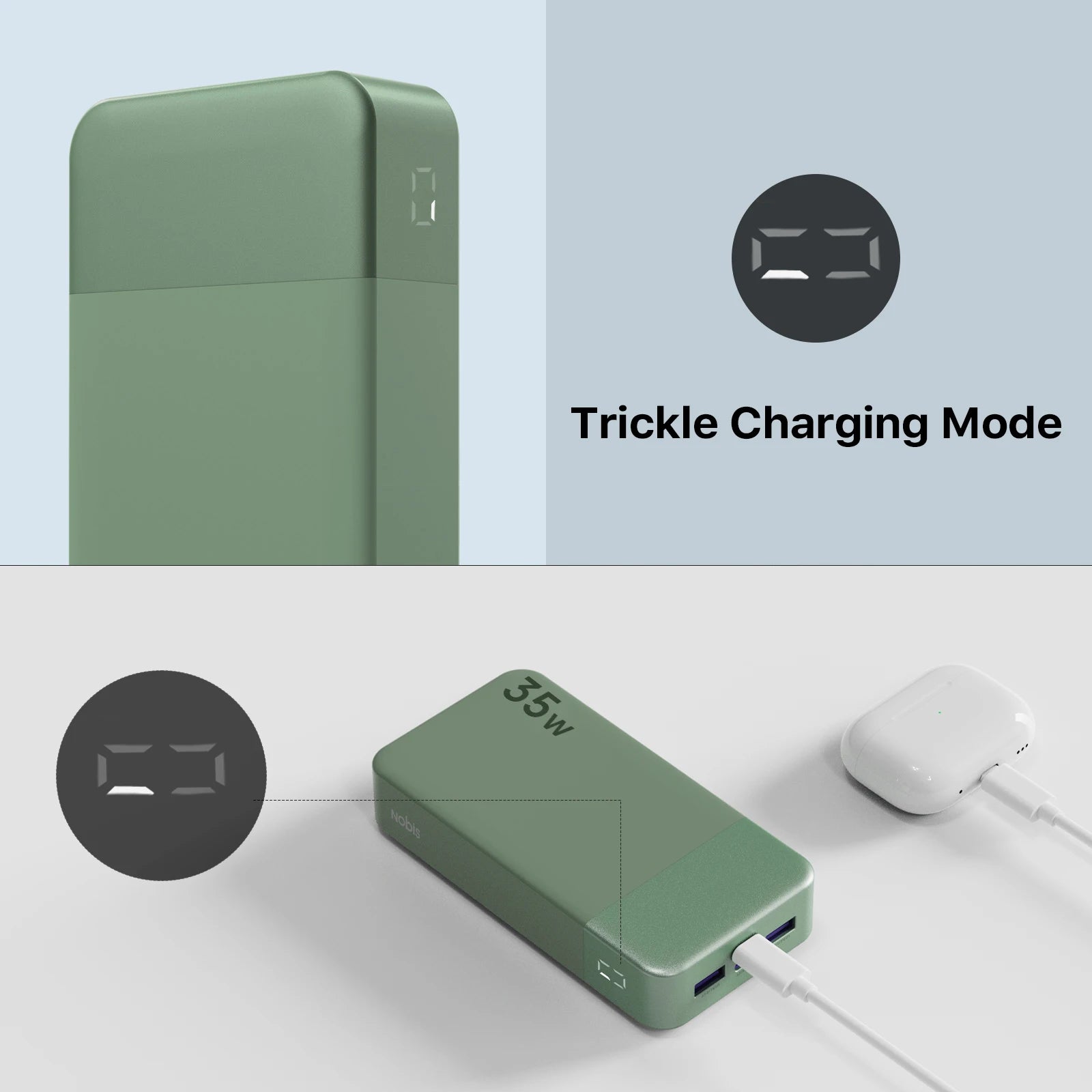 Portable Charger 20000mAh 35W PD Fast Charging Power Bank by Tidesmit Tidesmit
