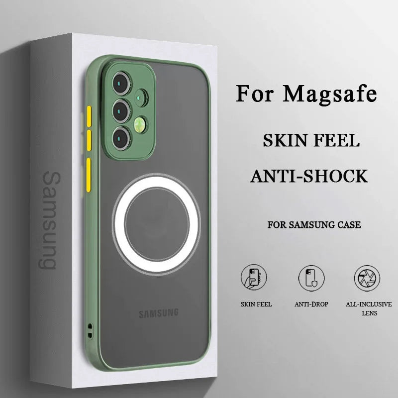 Magnetic MagSafe Case for Samsung Galaxy S24 Ultra - Military-Grade Protection Tidesmit