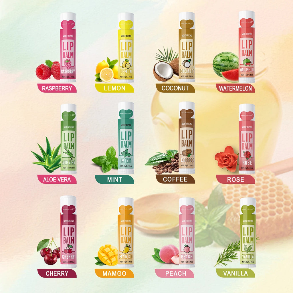 60-Piece Moisturizing Lip Balm Set - Hydrating Lip Care by Tidesmit Lip Care Tidesmit