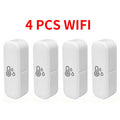 WiFi Temperature Humidity Sensor: Smart Home Remote Monitor 4 pcs WiFi Tidesmit