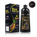 3-in-1 Black Hair Dye Shampoo Instant Hair Color Shampoo For Gray Hair Coverage Natural Herbal Permanent Hair Dye For Men Women