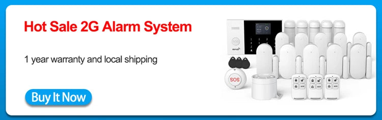 WiFi GSM Home Alarm System – App-Controlled Smart Security Kit Tidesmit