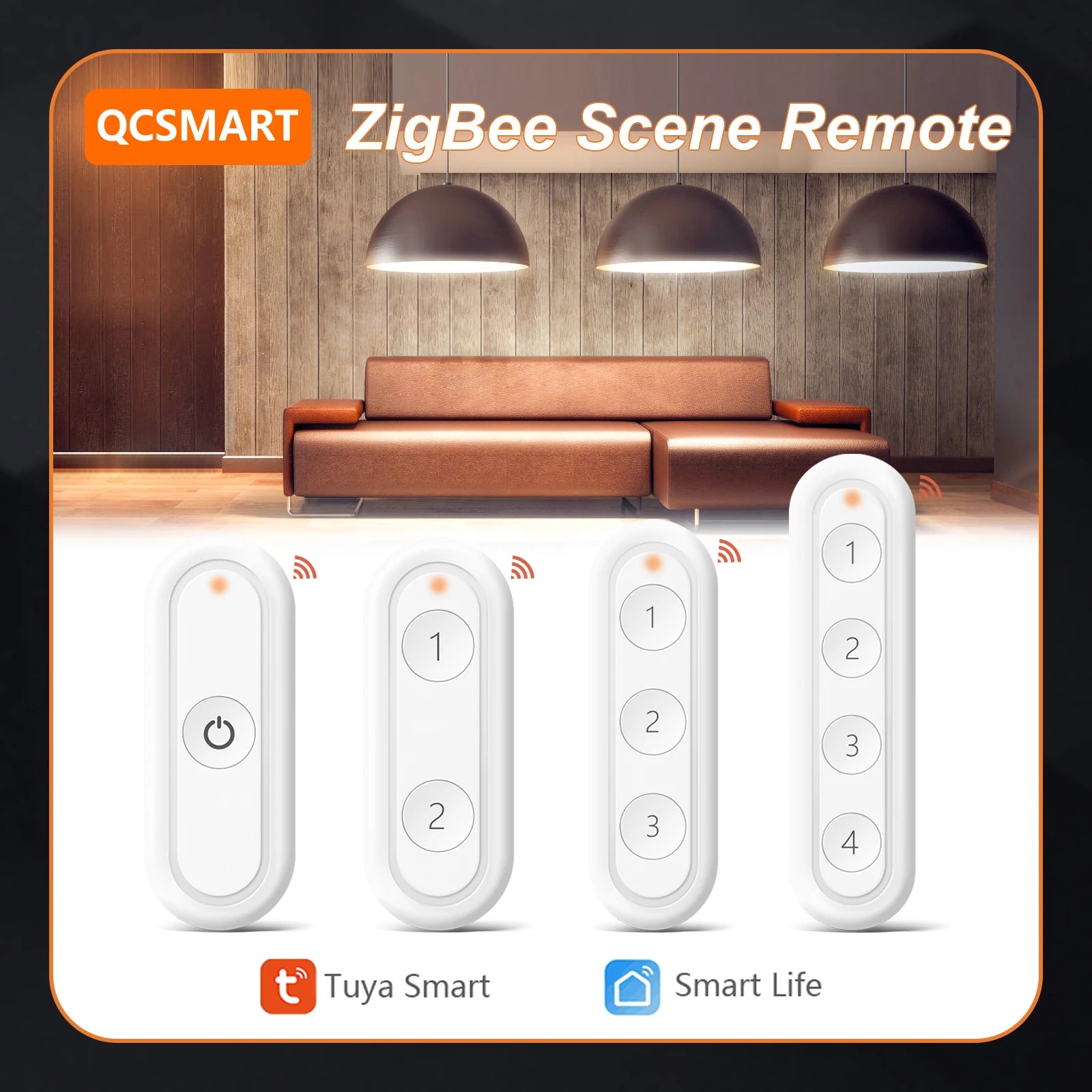 ZigBee Smart Scene Switch Wireless Remote Controller | Tidesmit EU Tidesmit