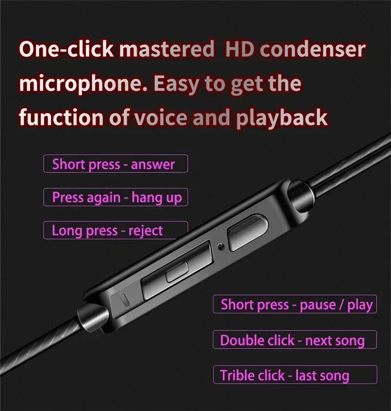 Wired Earbuds With HiFi Bass Stereo and Mic - 3.5mm Tidesmit Tidesmit