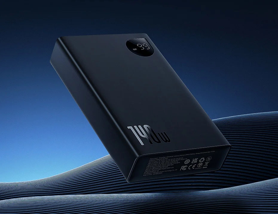 Tidesmit 140W Fast Charging Power Bank - 24000mAh High Capacity Battery Tidesmit