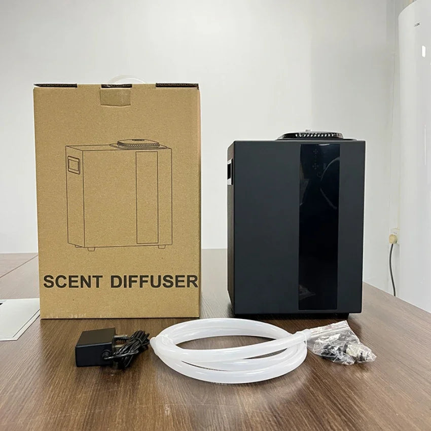 A1000 HVAC System Aroma Diffuser 800ml Oil Fragrance APP Control Waterless Essential Oil Diffusers for Hotel Scent Air Machine