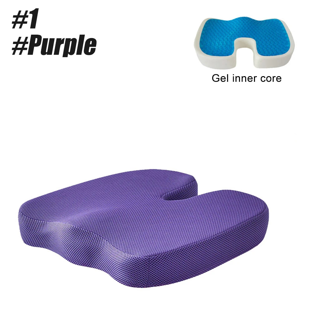 Gel Seat Cushion for Office Chair - Ergonomic Orthopedic Tidesmit Massage Cushion Tidesmit