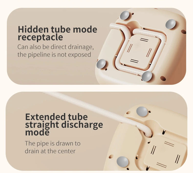 Tidesmit portable washing machine with mini spin dryer, featuring 3 deep cleaning modes for RV, dorm, and camping use.