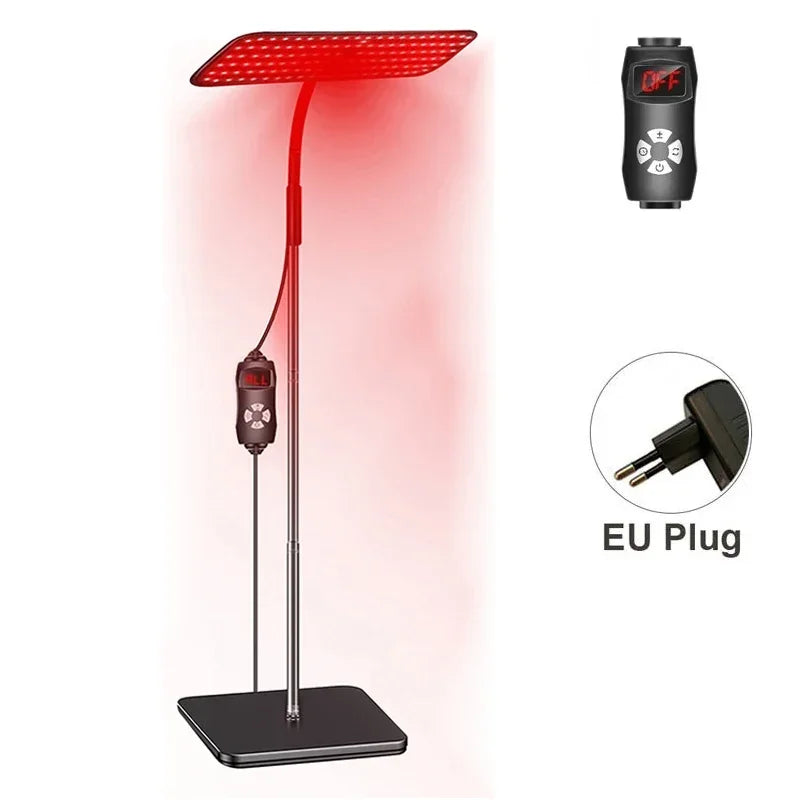 LED Red Light Therapy Panel Lamp for Facial Anti Aging Skin Care Beauty 216 LED Light Body Pain Relief Physical Therapy Tools