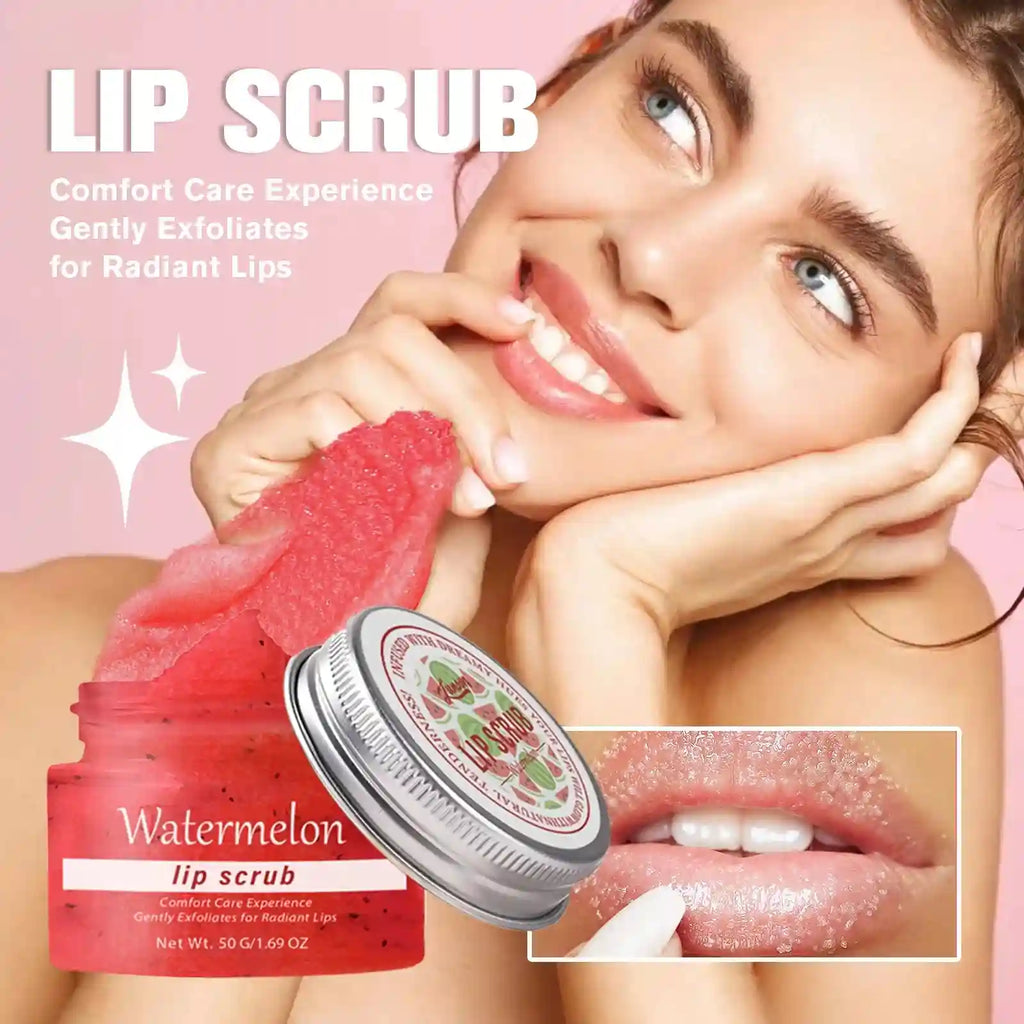 Watermelon Lip Scrub | Moisturizing Lip Treatment & Exfoliator by Tidesmit Lip Care Tidesmit