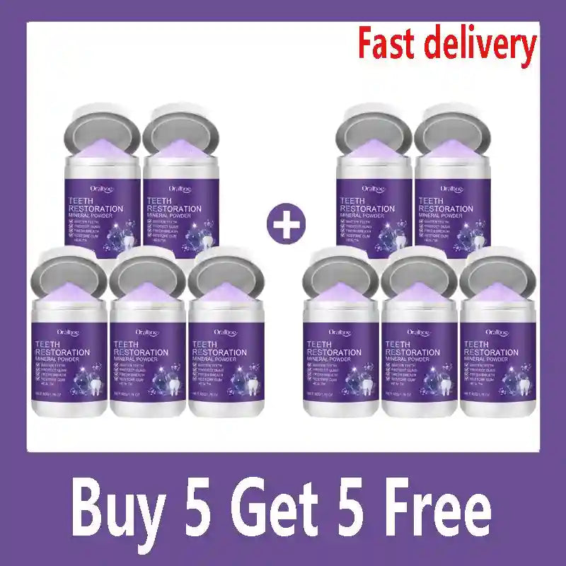 Tidesmit Teeth Restoration Mineral Powder for natural enamel remineralization and gentle teeth whitening