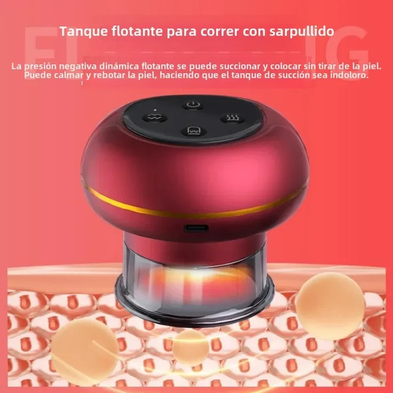 Electric Vacuum Cupping Massager for Back Pain Relief - 12 Gear Model Back Massage Instrument Tidesmit