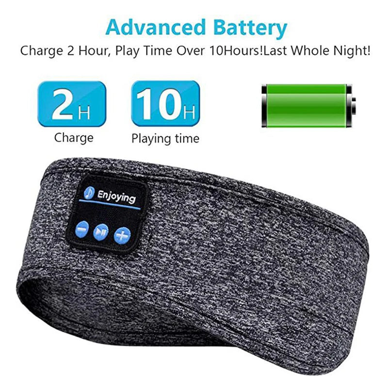 Bluetooth Sleep Headband - Wireless Soft Headset for Comfort Sleep Tidesmit