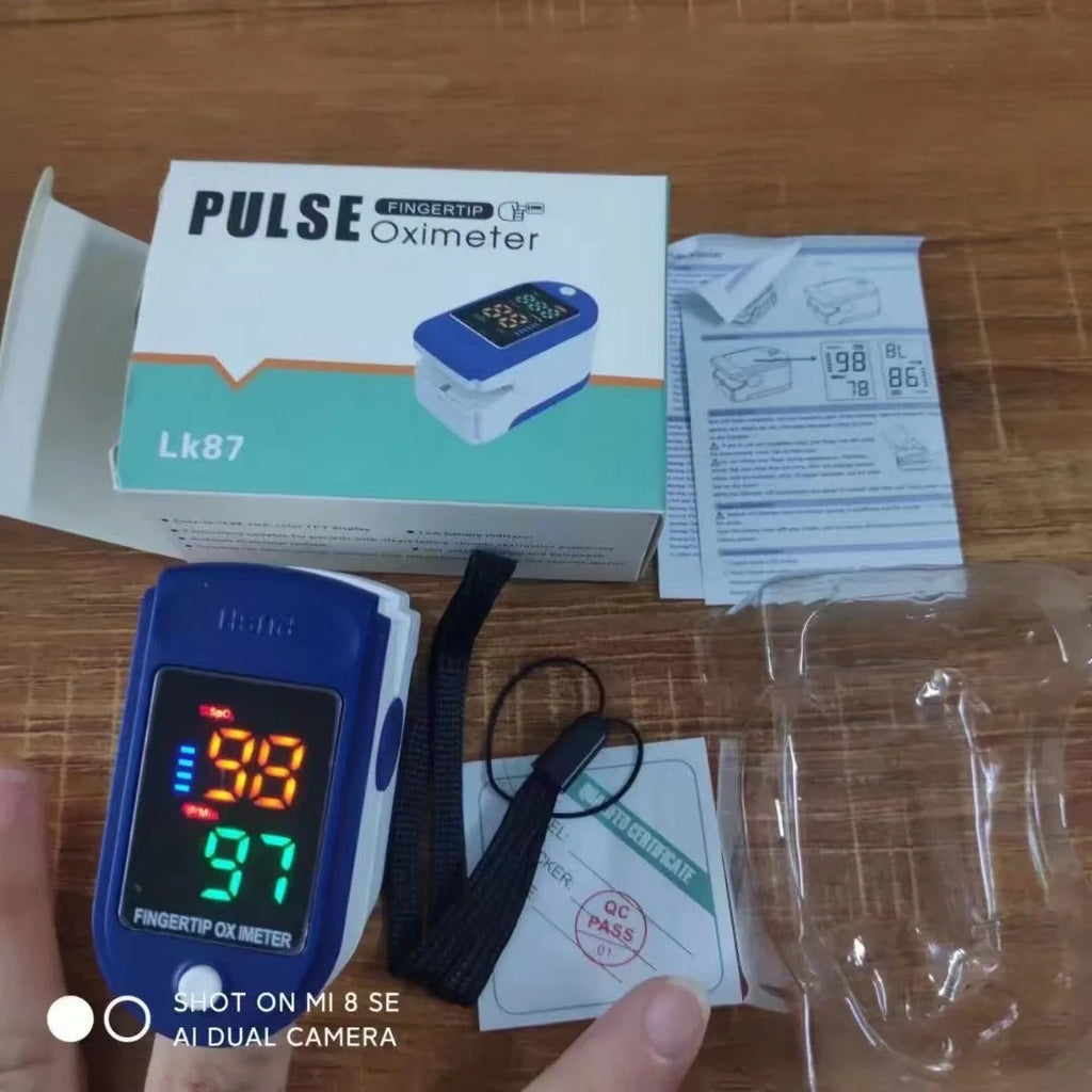 LK89 Finger Pulse Oximeter Medical Portable blood oxygen oxymetre Heart Rate Saturation Meter OLED Oximetro de dedo LED Display