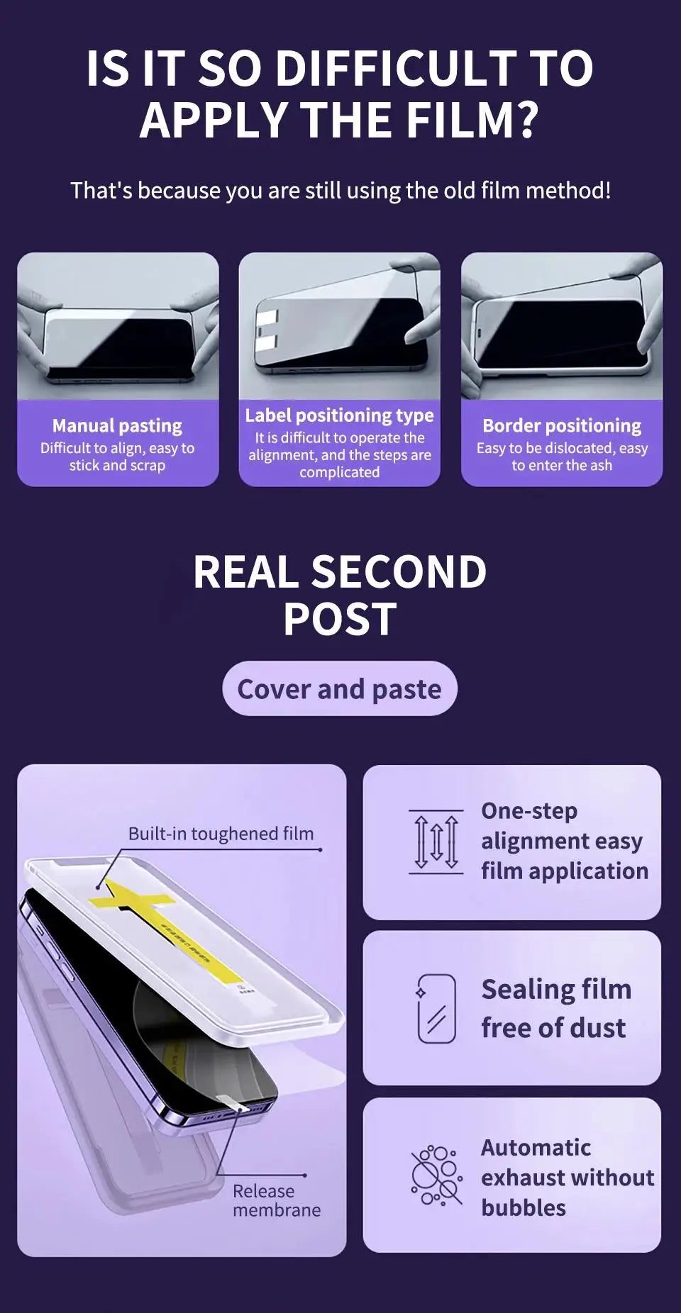For OPPO Find X8 Reno 11 12 Pro Tempered Glass oppo Find X5 X6 X3 Pro X7 Ultra Screen Protector One click utomatic Easy Install AE Tidesmit