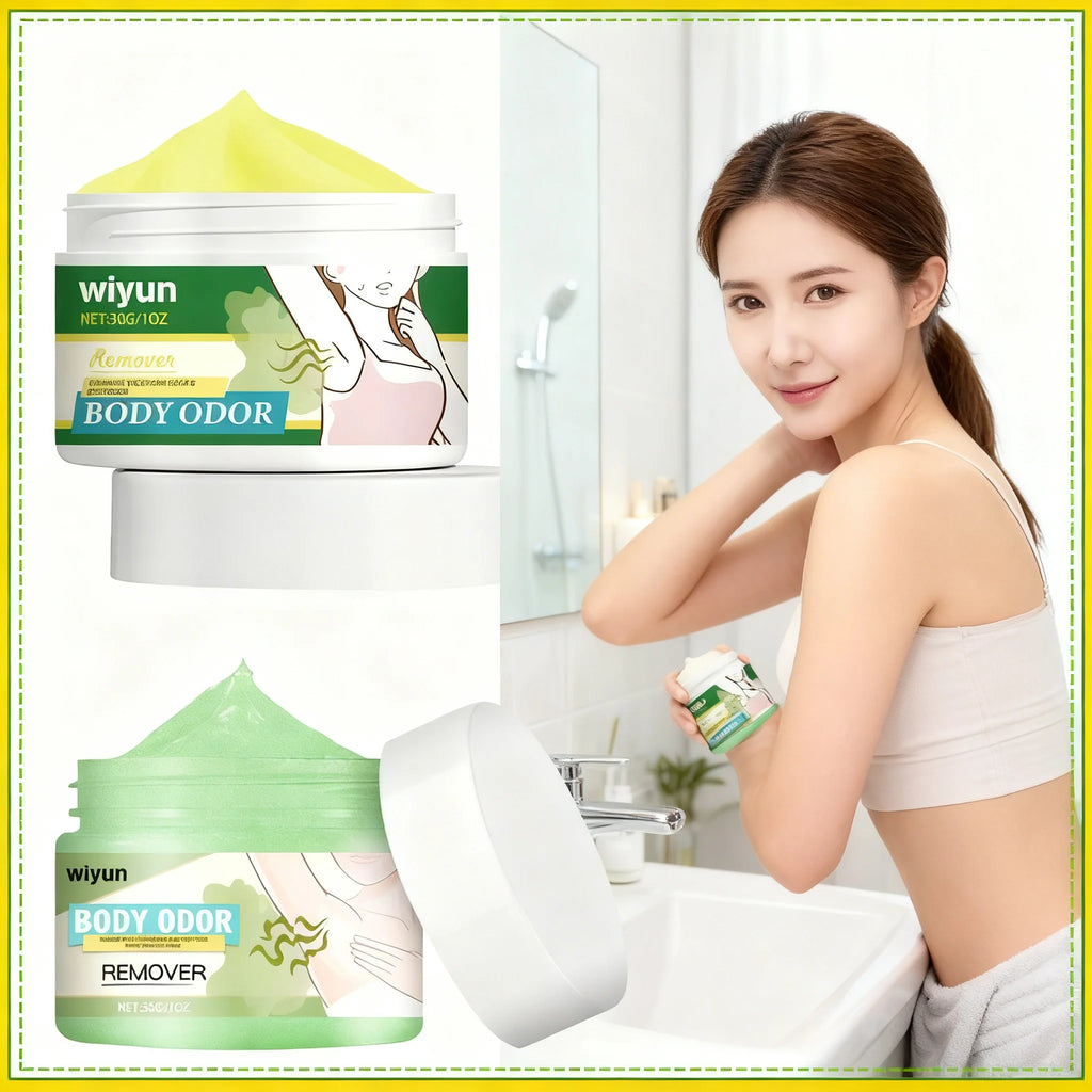 Tidesmit odor cream for armpit sweat removal and long-lasting fresh deodorant protection against bad body odors.
