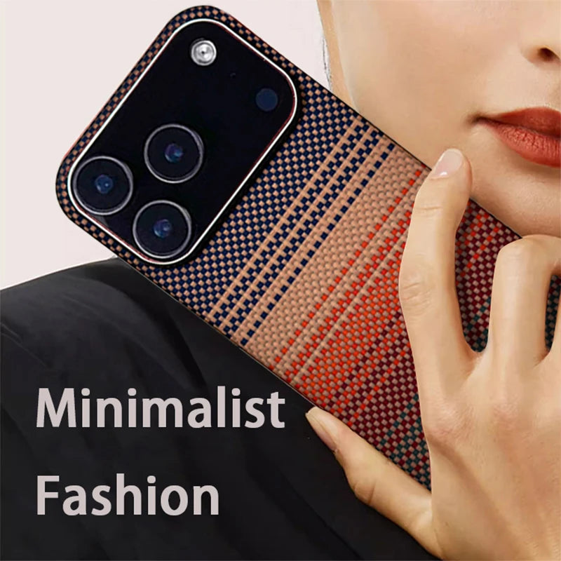 iPhone 17 Pro Max Aramid Fiber Case - Slim Magnetic Protection RL iPhone17 Tidesmit