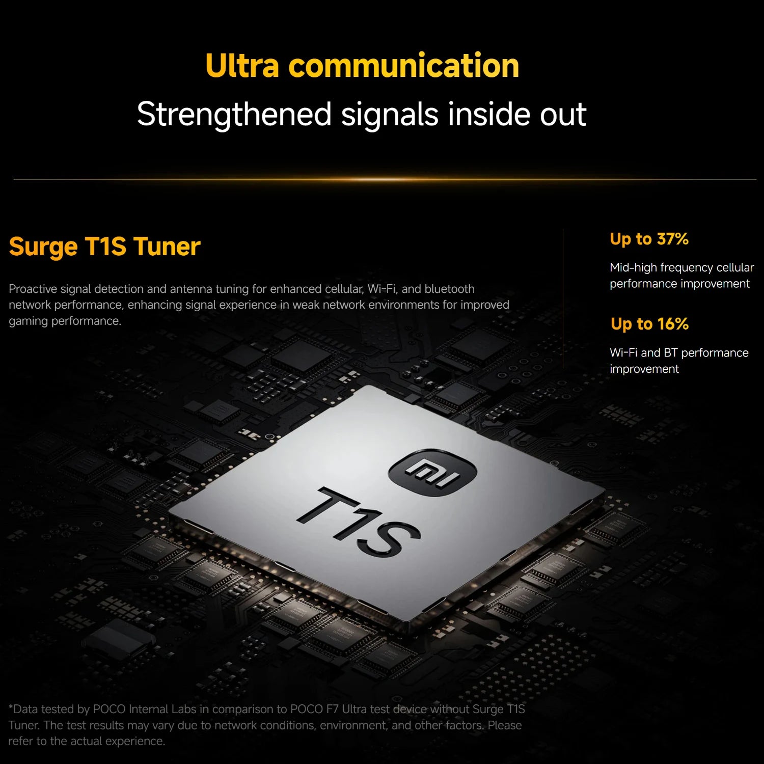 POCO F7 Ultra 5G Smartphone, 16GB RAM, 512GB Storage, 120Hz AMOLED AE Tidesmit