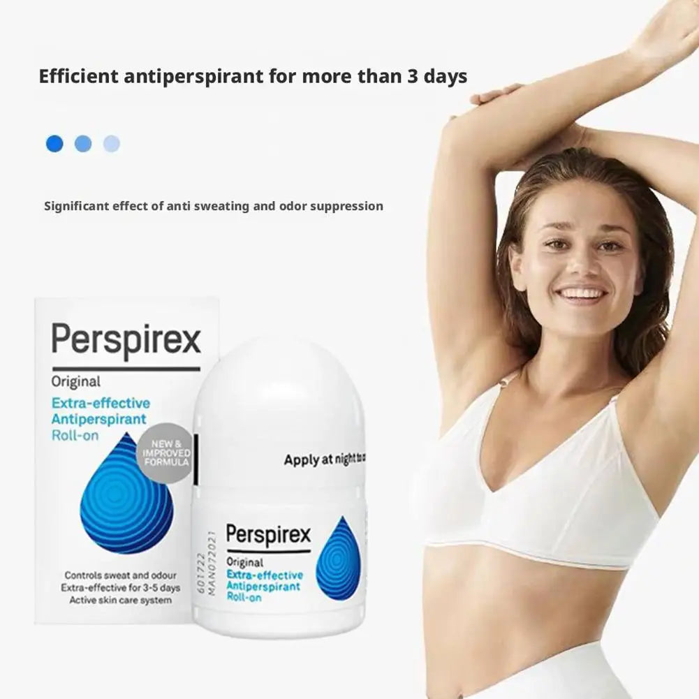 Tidesmit classic roll-on antiperspirant for long-lasting body odor protection in a non-greasy, travel-friendly bottle