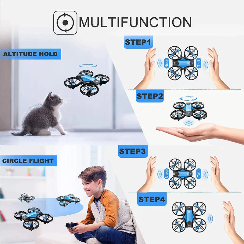 4K Camera Drone - Foldable Beginner Quadcopter with Obstacle Avoidance Tidesmit