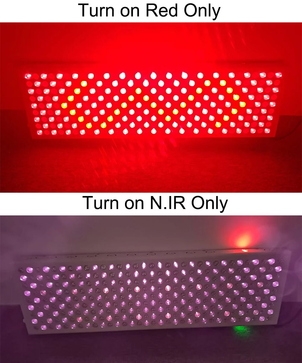 Newest 300W 500W 900W 1500W 2000W 630nm 660nm LED Red Light Therapy 810nm 830nm 850nm NIR Therapy Light for full body, grow lamp