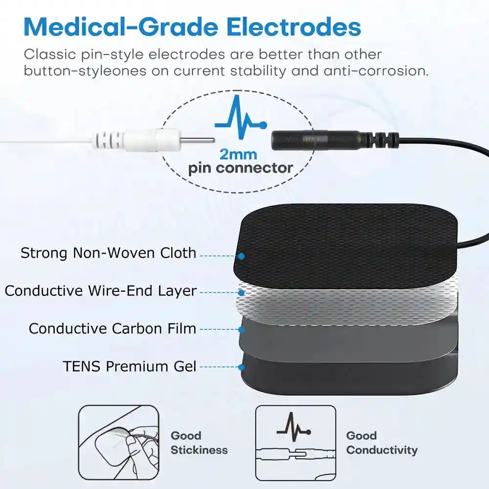 Electric Back Massager - Portable Muscle Relief & Deep Tissue Device Back Massage Instrument Tidesmit
