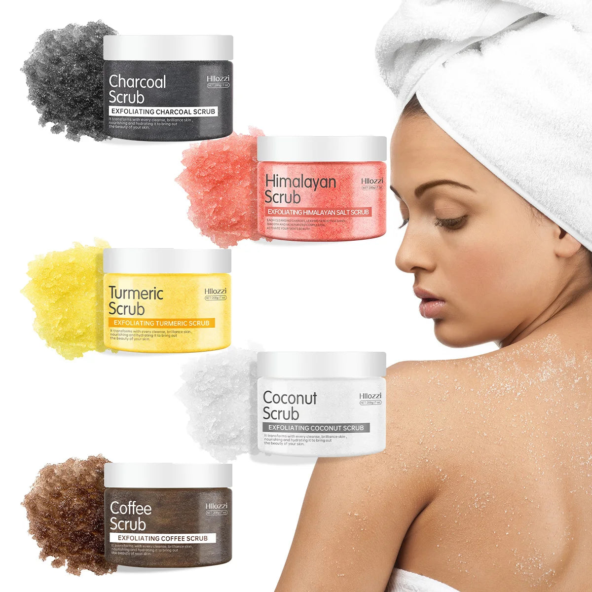 Natural Body Scrub | Exfoliating Skin Treatment - 200g - Tidesmit Scrubs Treatments Tidesmit