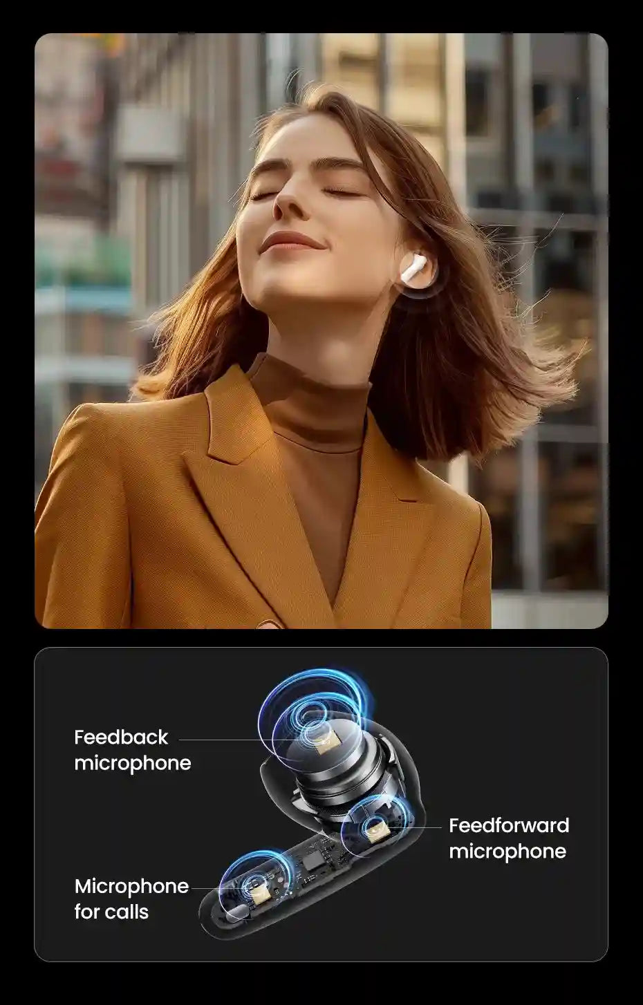 H6 Pro Wireless Headphones with Active Noise Cancellation Tidesmit