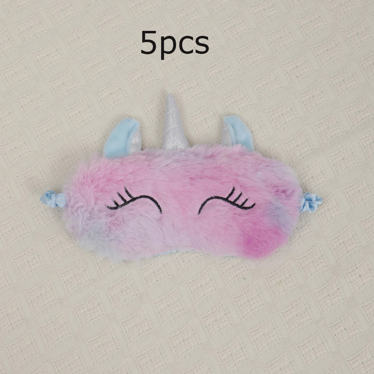 1pc/3pcs/5pcs-Cartoon Unicorn Party Anime Sleeping Mask Kids Gift Cute Blindfolds Travel Sleep Eye Band Shade Rest Eyepatch