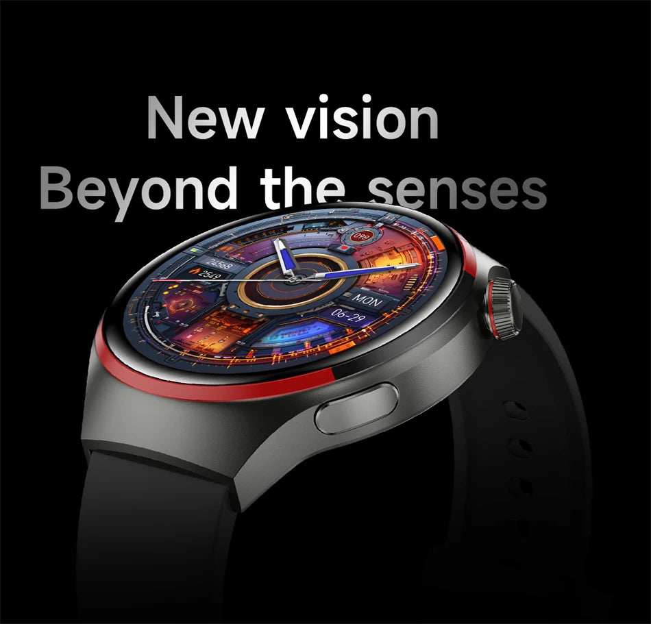 For WATCH 4 PRO Smart Watch Men Space Exploration Edition Bluetooth Call GPS NFC Heart Rate Sports SmartWatch 2026 New