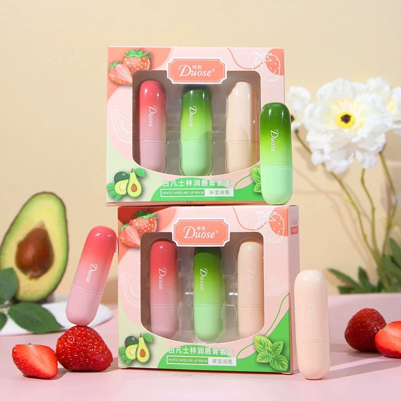 Fruit Lip Balm Set | Nourishing Moisturizing Lip Care Treatment Lip Care Tidesmit