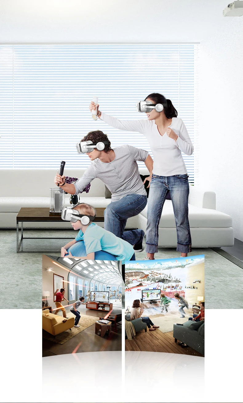 VR Headset for Smartphones - Lightweight Immersive Mobile VR Glasses Tidesmit