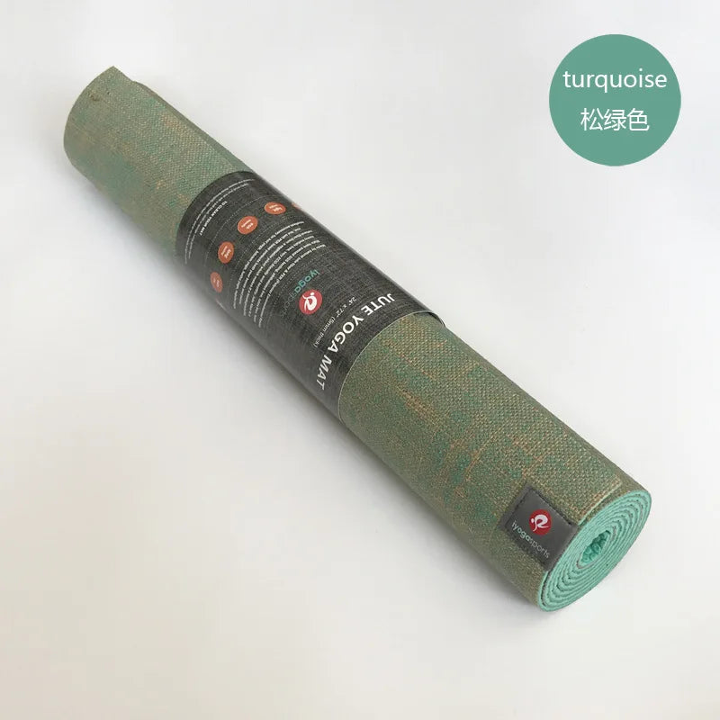 Natural jute yoga mat Eco-friendly natural jute yoga mat