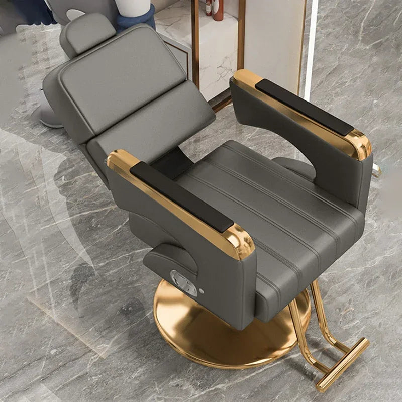 Barber Chair 360° Hydraulic Reclining Salon Station - Durable EU Design Massage Chairs Style-8 Tidesmit