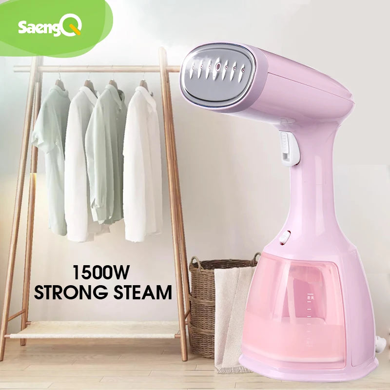 Tidesmit 1500W handheld garment steamer for clothes, portable vertical fabric iron with 350ml tank for travel