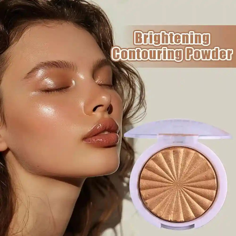 Tidesmit 3D pearlescent highlighter powder shimmer makeup texture close-up 18