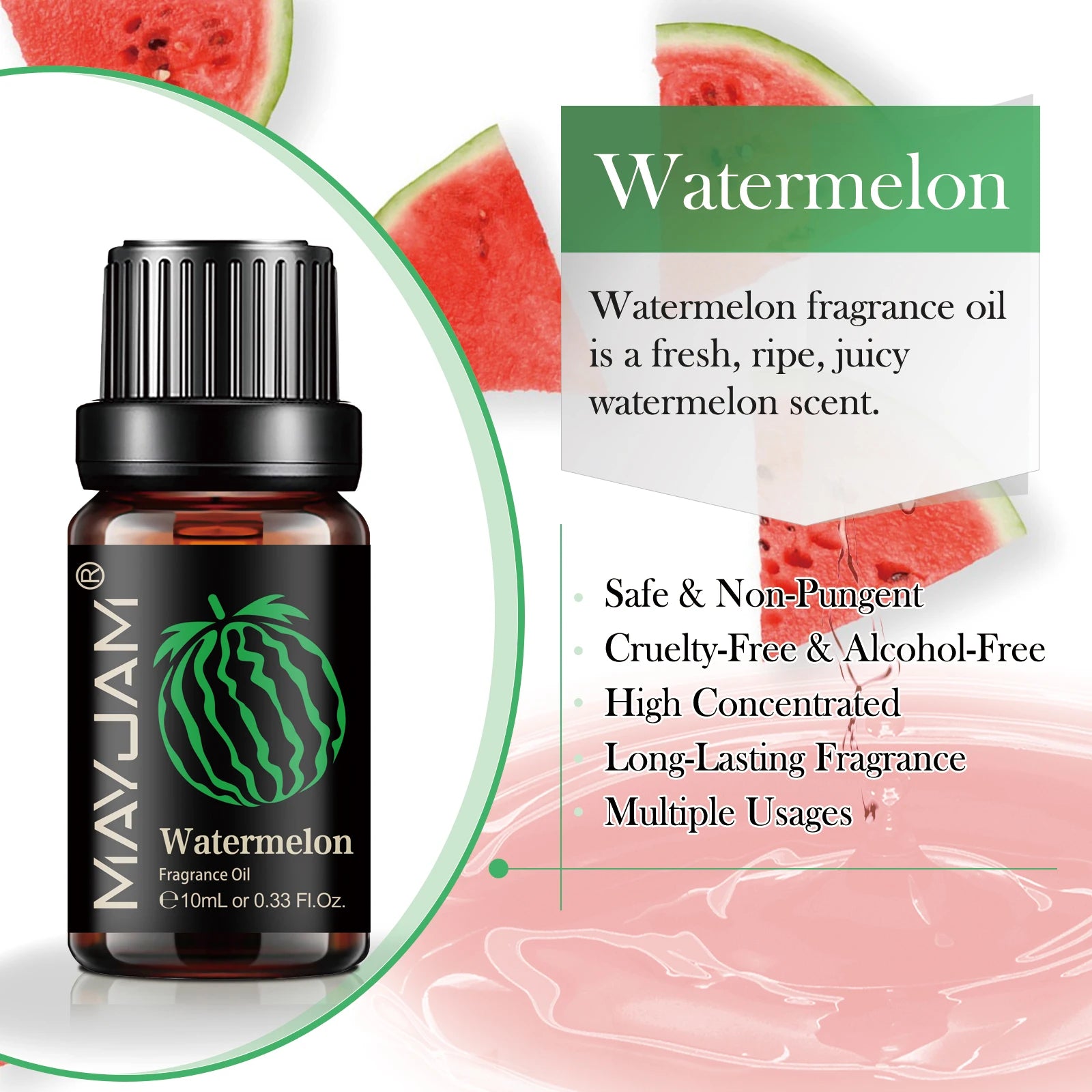 MAYJAM Fruit Fragrance Oil Strawberry Lemon Sweet Orange Papaya Litchi Kiwifruit Pear Fig Essential Oil Home Hotel Reed Diffuser