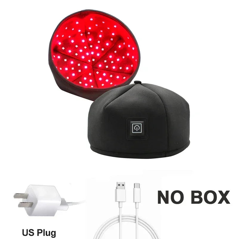 2024 New Red Light Therapy Cap Laser 660nm 830nm Red Near Infrared Hair Regrowth Hat Hair Loss Treatment Helmet Scalp Massager