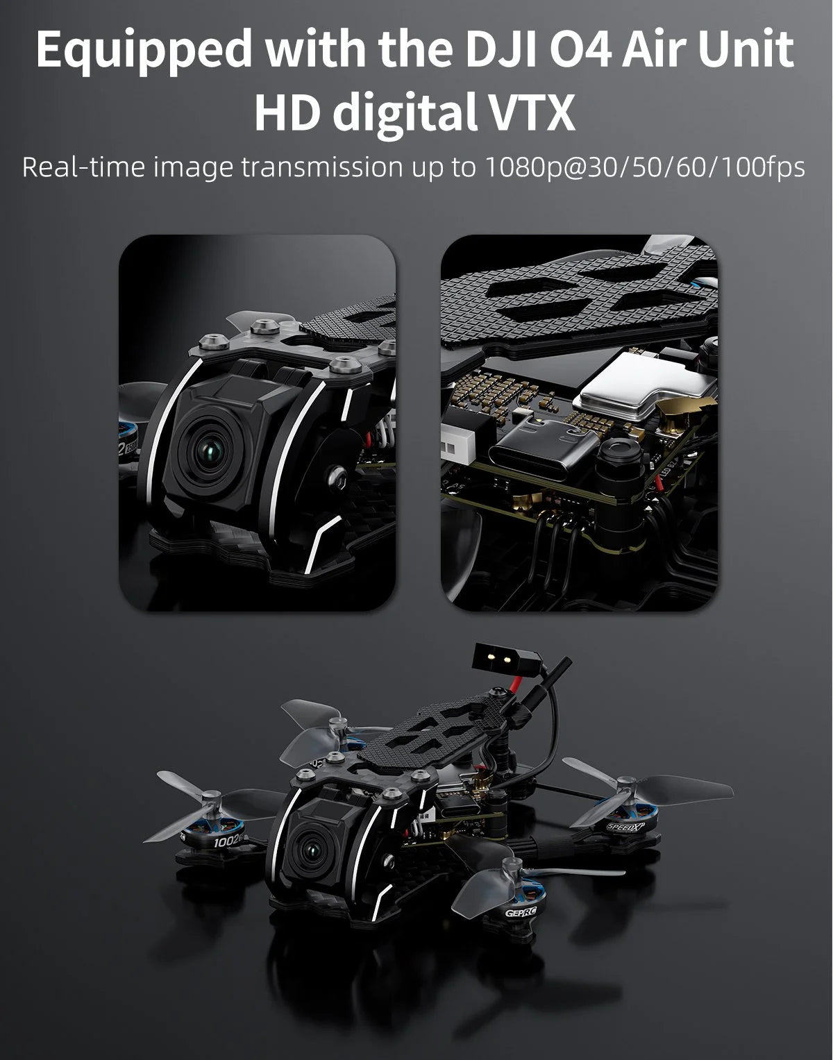 FPV Drone T-Cube18 HD O4 AIO Flight Controller for Precision Flight Tidesmit